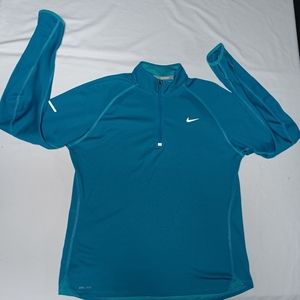 Nike running 1/4  zip pull over. Ladies Size XL